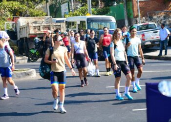 Gobierno ejecuta plan de seguridad vial para los atletas en el Tour El Salvador 2024
