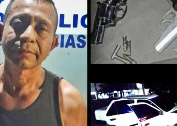 Conductor ebrio intentó evadir control vehicular y chocó contra un automóvil