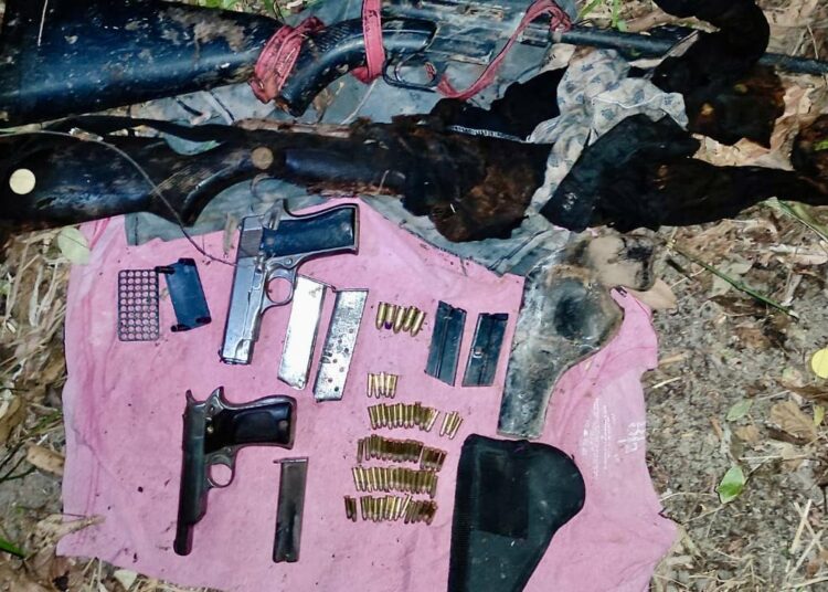 Fuerza Armada localiza armas y municiones en Cabañas