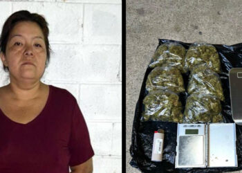 Detienen a mujer que portaba 9 porciones de droga