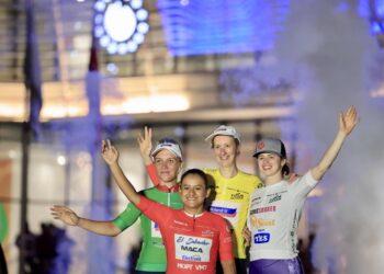 La salvadoreña Iris Bolaños ganó el jersey rojo en el prólogo de Tour El Salvador