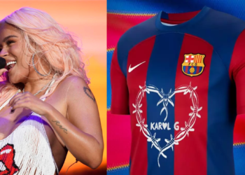 Karol G estará en el logo del FC Barcelona, esto valdría la camiseta de edición limitada