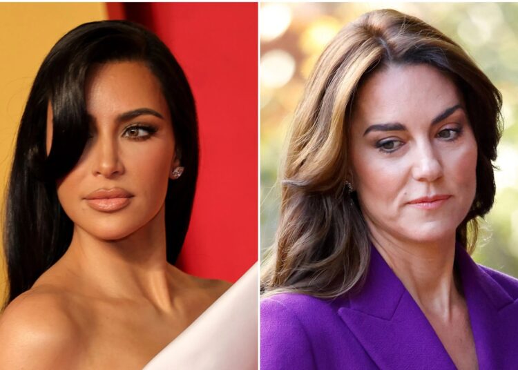 El desubicado posteo de Kim Kardashian sobre Kate Middleton tras confirmarse su estado de salud