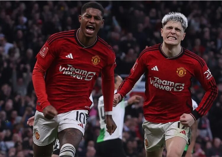Manchester United elimina al Liverpool y clasificó a semifinales de la FA Cup