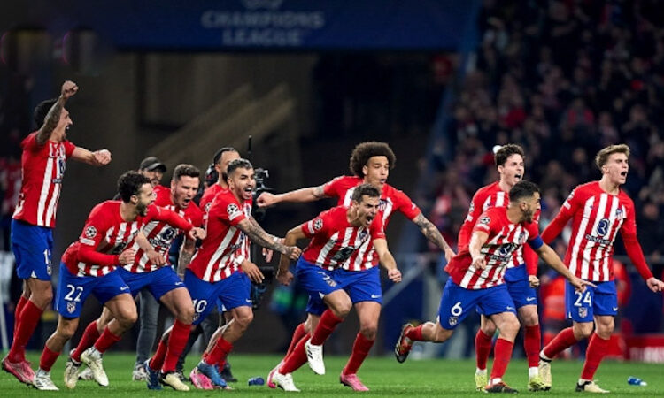 El Atlético elimina al Inter en los penaltis y se mete en cuartos de la Champions