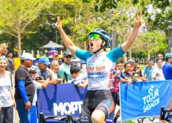 Valentina Basilico gana la etapa II de la Vuelta Ciclista El Salvador