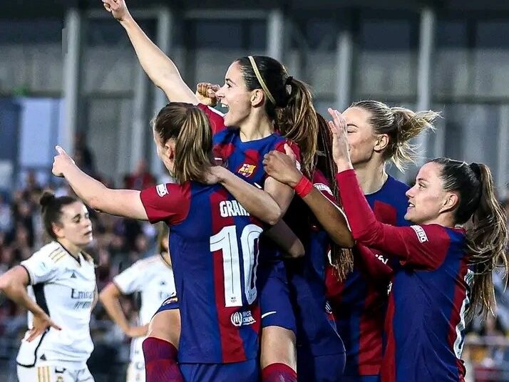 El Barca femenino arrolla al Real Madrid en la Liga F