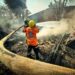 Sofocan incendio de un vivero en Ahuachapán