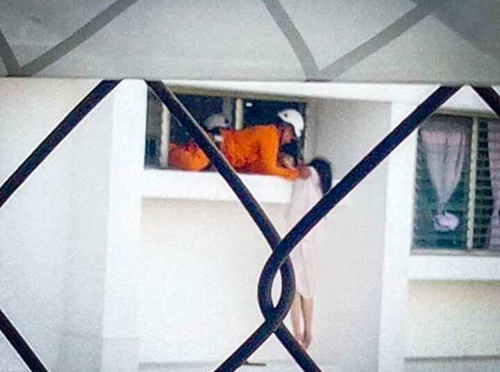 Mujer intenta suicidarse lanzándose desde el quinto piso del hospital San Juan de Dios