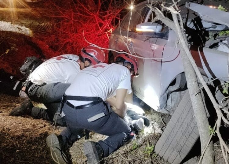 Accidente de tránsito cerca de El Jabalí deja a un hombre con lesiones graves en la cabeza