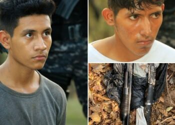 Policía presenta a presuntos responsables de haber cometido dos asesinatos en Chalatenango