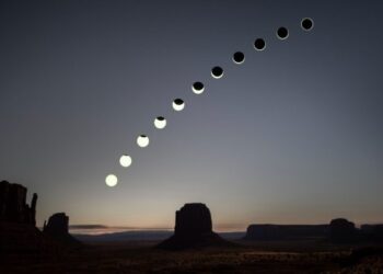 Tiempo que va a durar el eclipse total de sol del 8 de abril