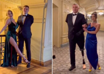 VIDEO | Una estrella porno realiza sesión fotográfica para apoyar a militares ucranianos con amputaciones