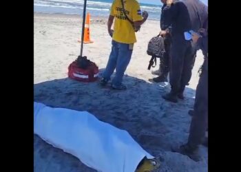 Corriente de retorno cobra la vida de un adulto mayor en playa San Luis La Herradura, La Paz