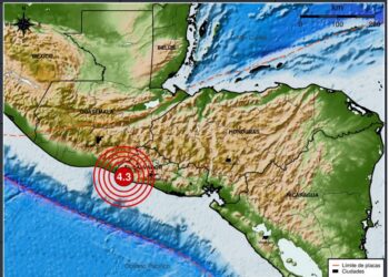 Sismo 4.3 sacude playa de Acajutla, en Sonsonate