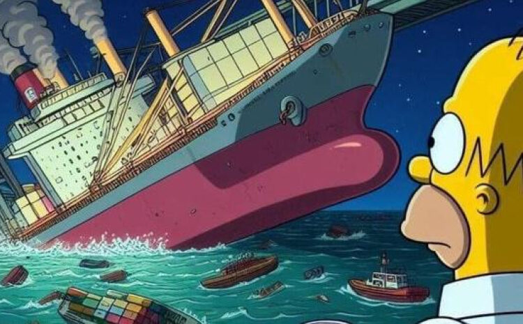 ¿Los Simpson predijeron el derrumbe del puente de Baltimore?