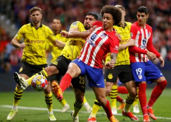 El Atlético de Madrid vence al Borussia Dortmund en el primer duelo de los cuartos de final de la Champions