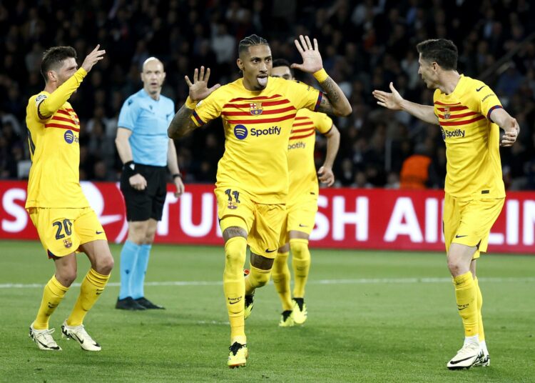 El Barcelona reina en el Parque de los Príncipes