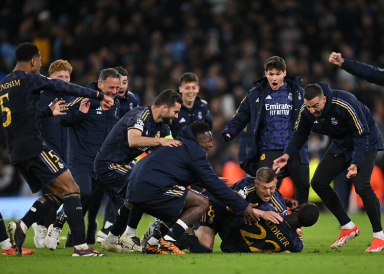 Real Madrid es semifinalista al eliminar al Manchester City en penaltis