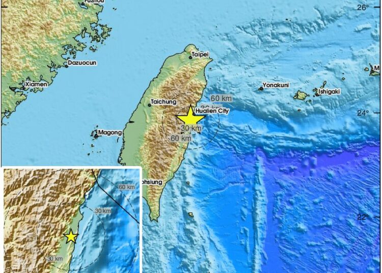 Un terremoto de magnitud 6,1 sacude Taiwán