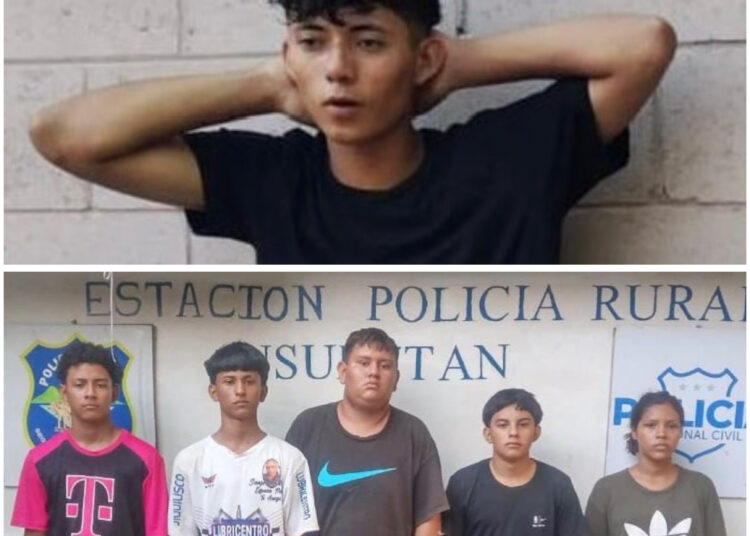 Capturan a menores que realizaban grafitis de pandillas en centros escolares de Usulután