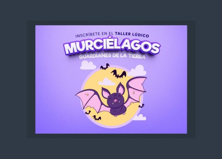 Museo de Historia Natural invita al taller «Murciélagos» este domingo 28 de abril en el parque Saburo Hirao