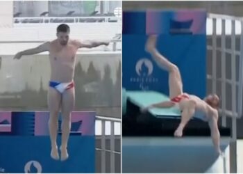 VIDEO: Inauguran una instalación olímpica ante Macron, pero sale mal por culpa de un deportista