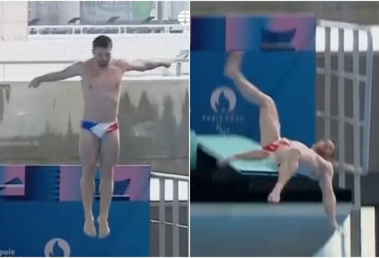 VIDEO: Inauguran una instalación olímpica ante Macron, pero sale mal por culpa de un deportista