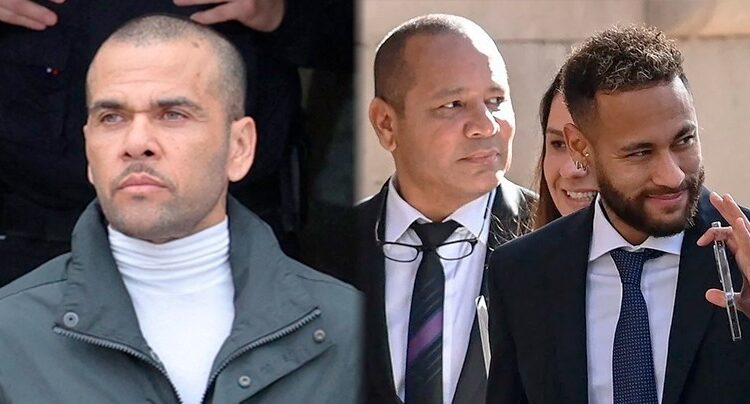 Dani Alves saldó su deuda con el padre de Neymar y recibió una dura respuesta