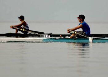 Remeros mejoran sus tiempos de competencia en la segunda fecha del campeonato nacional