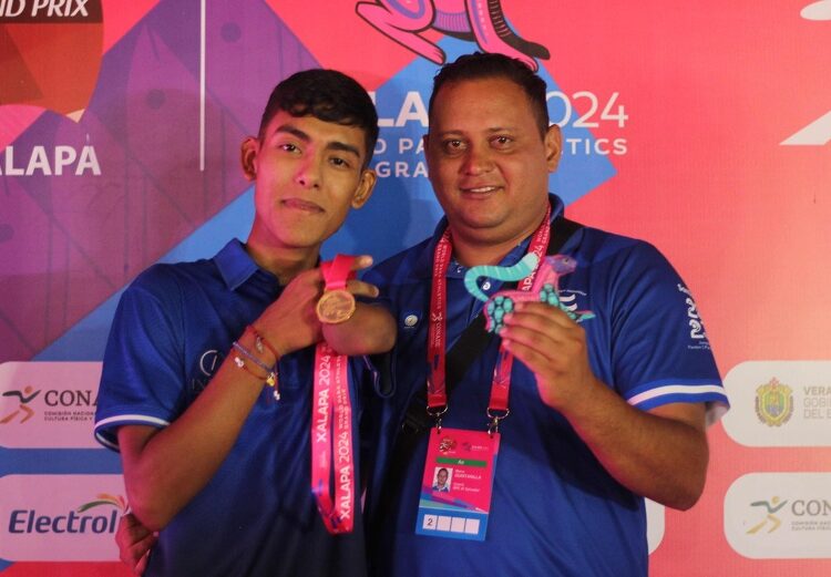 Paratletas salvadoreños destacaron en el Xalapa 2024 World Para Athletics Grand Prix