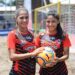 Hermanas Pérez fueron protagonistas en el triunfo de BS UES en fútbol playa