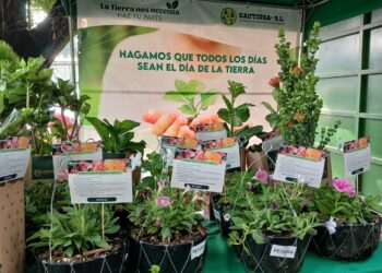 CACTIUSA de R.L. realiza por tercera ocasión la campaña «La Tierra nos necesita, haz tu parte»