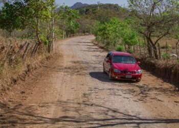 DOM construye calles de los cantones El Gavilán y Alto El Roble, de La Unión