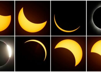 VIDEO: Así se vio el eclipse solar desde el espacio
