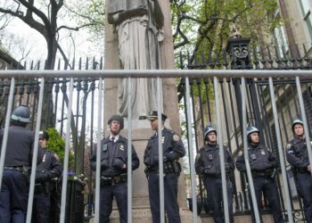 Decenas de manifestantes detenidos en las universidades de Yale y Nueva York por actos antisemitas contra docentes y alumnos