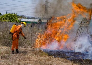 Bomberos sofocan 51 incendios en 24 horas