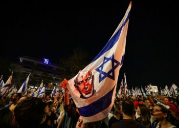 Por tercera noche consecutiva, miles de manifestantes protestaron en Jerusalén
