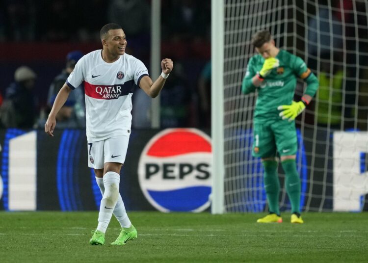 Hubo ‘bronca’ tras el Barça-PSG por provocaciones de Mbappé y otros parisinos