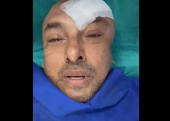 VIDEO | Empresario Omar Angulo sufre accidente de tránsito en Sonsonate