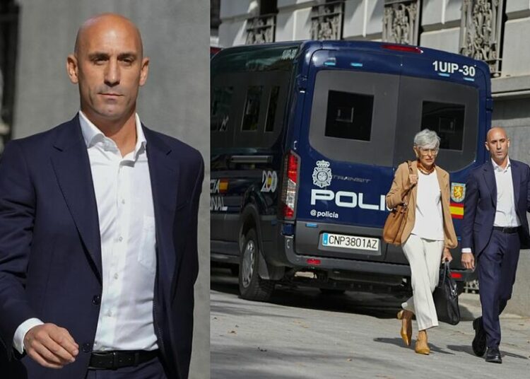 Luis Rubiales fue detenido por la Guardia Civil y luego puesto en libertad a su llegada a España