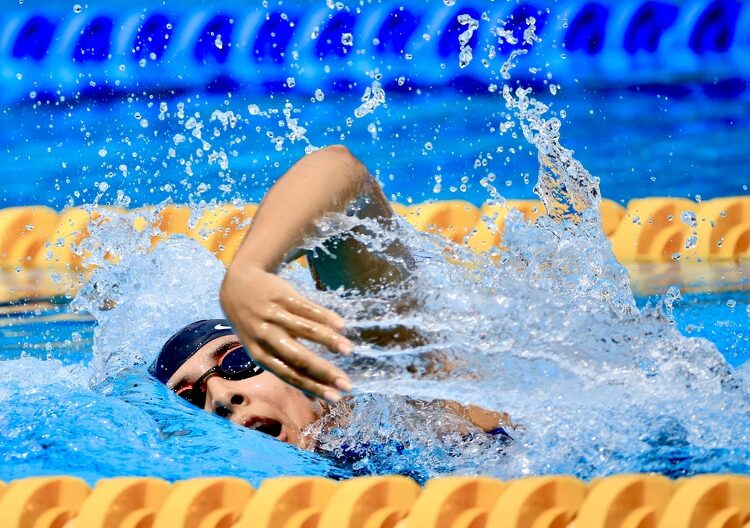 Nadadores nacionales destacan en la Copa El Salvador 2024