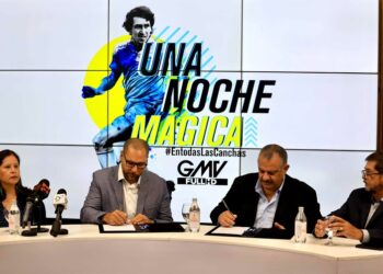 INDES y Grupo Megavisión firmaron convenio para el partido de Una Noche Mágica