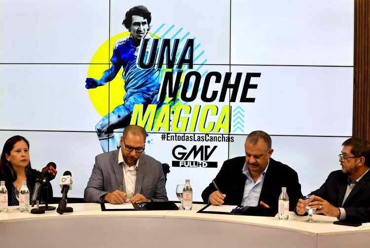 INDES y Grupo Megavisión firmaron convenio para el partido de Una Noche Mágica