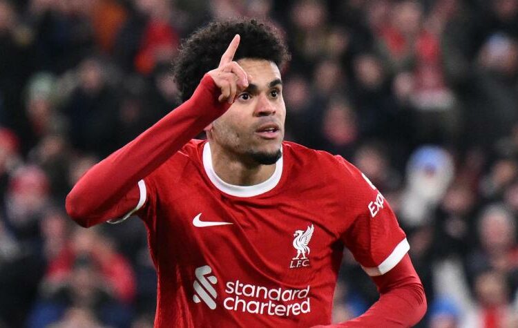 Luis Díaz, mejor jugador del mes en Liverpool