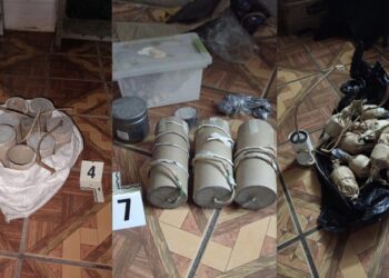 Estos son los explosivos que pretendían detonar dirigentes del FMLN en gasolineras y supermercados 