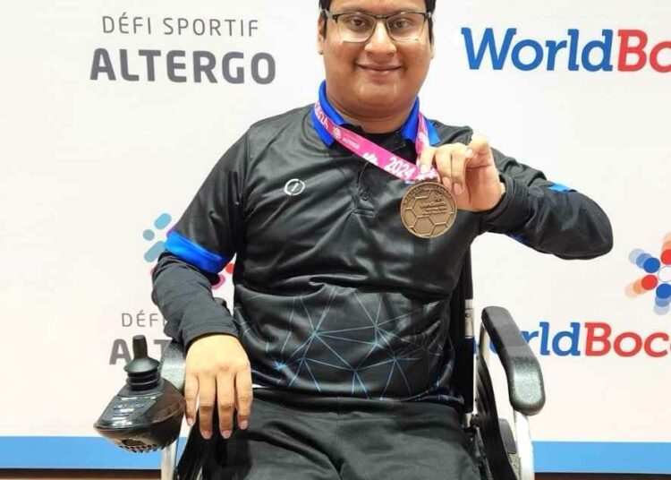 Mario Sayes alcanza bronce en la Copa del Mundo de Boccia en Canadá