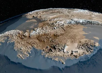 Cómo se vería la Antártida si perdiera toda la nieve según la inteligencia artificial