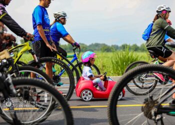 Concluye con éxito la sexta pedaleada que organizó el MOP en Periférico Claudia Lars