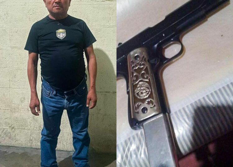 Capturan a hombre que disparó al aire para asustar a su vecino